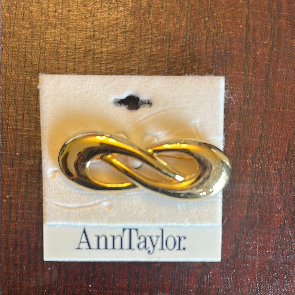 Ann Taylor Gold-Tone Infinity Pin